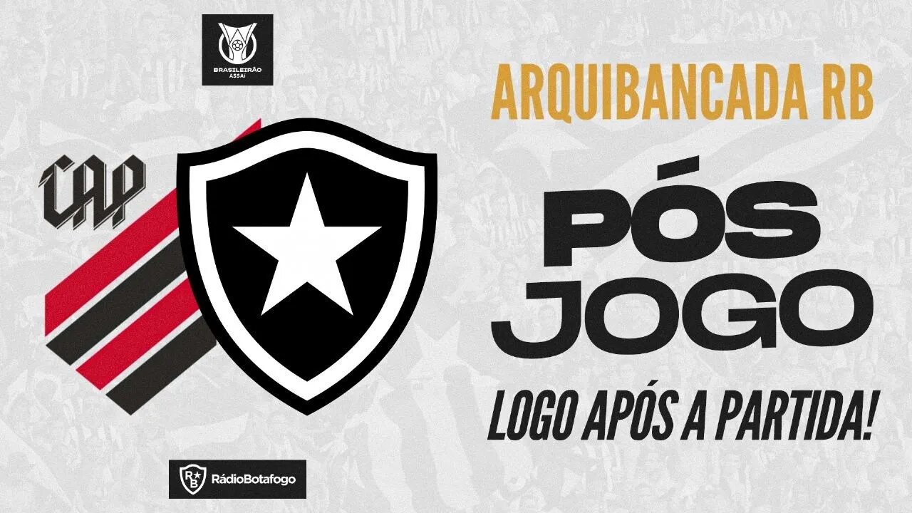 PÓS JOGO - BOTAFOGO 1 X 1 ATHETICO PARANAENSE(JOGO INTERROMPIDO)