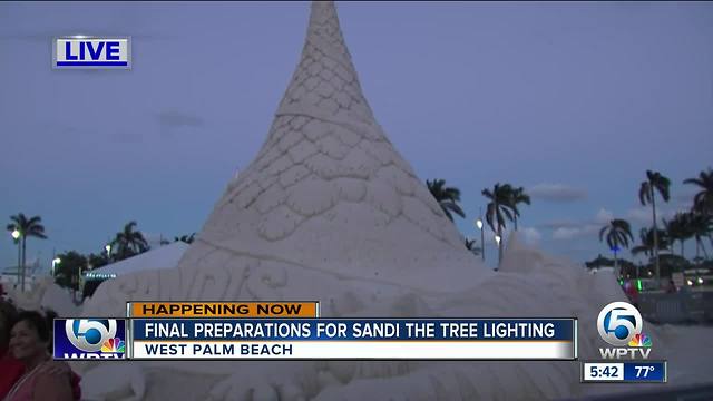 Sandi Tree lights up the downtown West Palm Beach waterfront