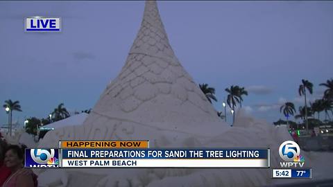 Sandi Tree lights up the downtown West Palm Beach waterfront