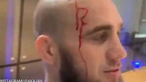 Khabib Nurmagomedov cuts teammates head open running from giant snake