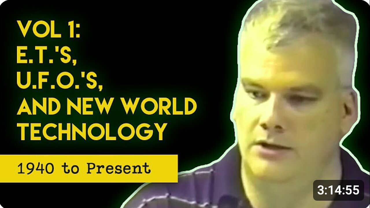 3 hours Phil Schneider on E.T.'s, U.F.O.'s & New World Technology, An Overview 1940 to Present