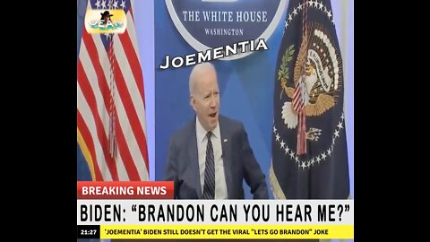 'JOEMENTIA': Biden Still Doesn't Get The "Let's Go Brandon" Joke