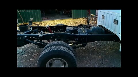 2000 Ford F350 dually flatbed Part 7 Frame Coating