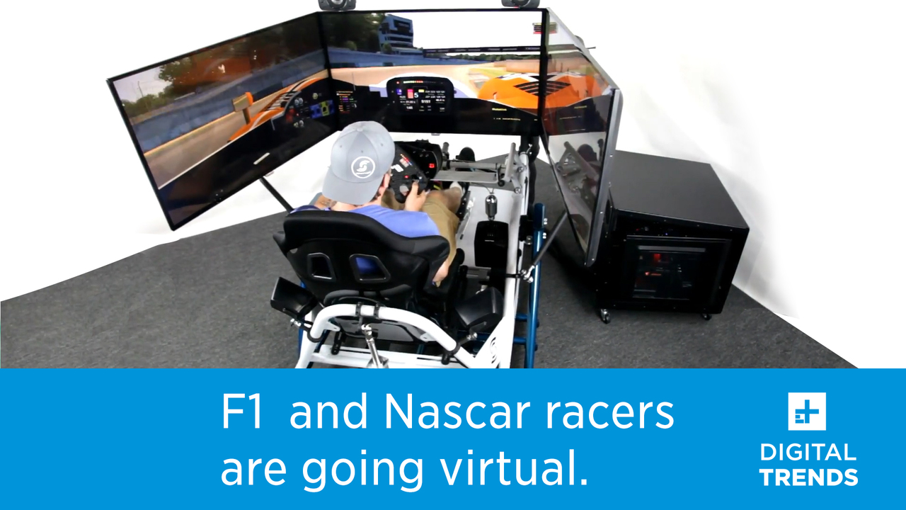 This is what professional drivers are using to race remotely during lockdown