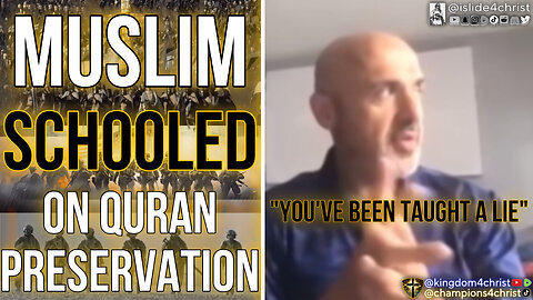 Muslim gets STUMPED on Quran PRESERVATION