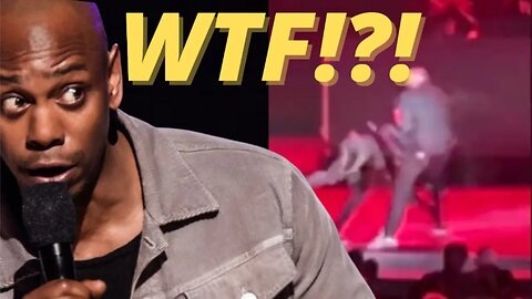 Dave Chappelle gets SACKED onstage! My thoughts.