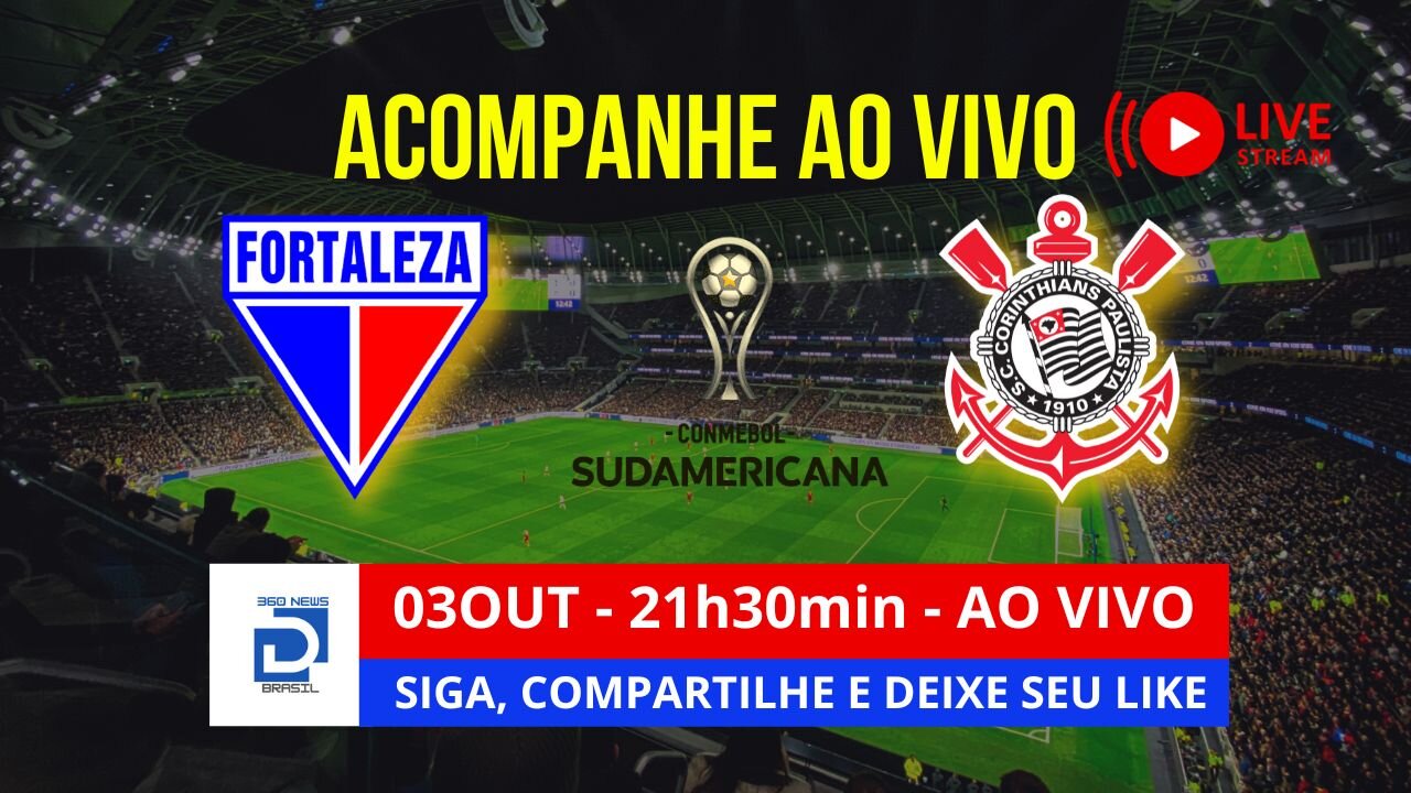 ⚽FORTALEZA 2 x 0 CORINTHIANS - COPA SULAMERICANA - Narração