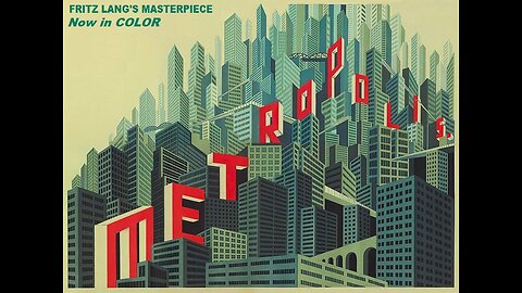 Fritz Lang's METROPOLIS 1927 in COLOR City of the Future is Divided by Class Distinctions FULL MOVIE