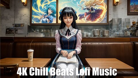 Chill Beats Music - Lofi Sue's Dark | (AI) Audio Reactive Cinematic Anime | Anime Coffee