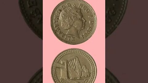 United kingdom 1 pound 2004.#shorts #coinnotesz