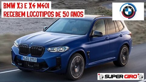 BMW X3 e X4 M40i tem logotipos de 50 anos da divisão M aqui no Brasil #CANALSUPERGIRO