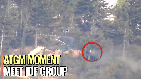 Hezbollah ATGM direct hit annihilated Israeli soldiers group