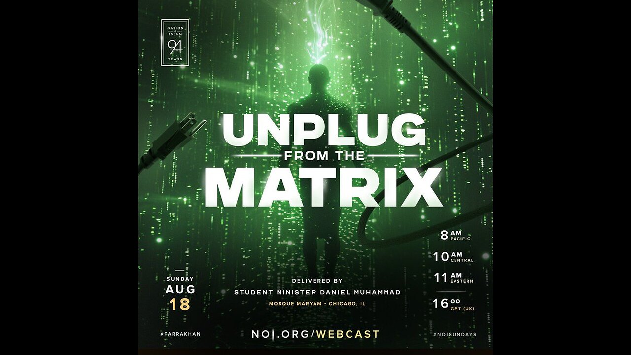 Unplug From The Matrix