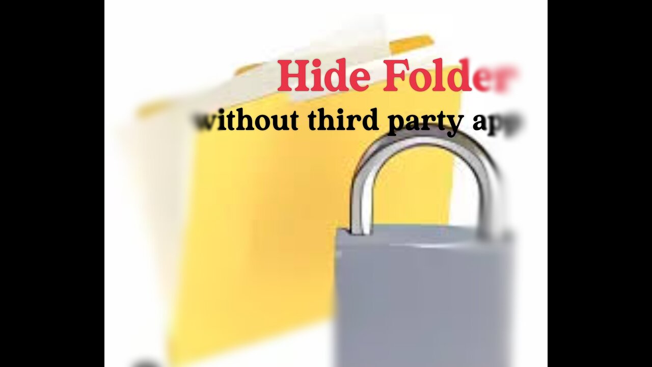 Hide Folder in Win | #Pc #Win