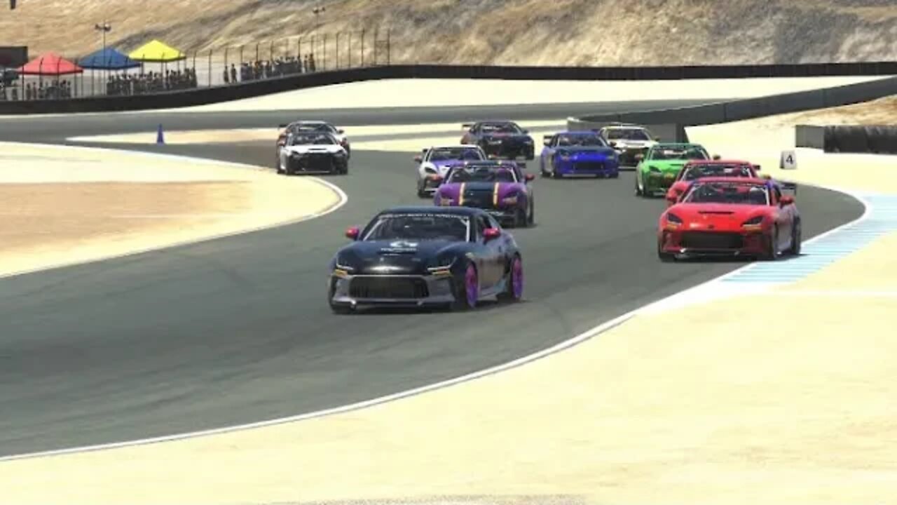 iRacing 2022-2023 preseason Toyota GR 86 Cup at Laguna Seca