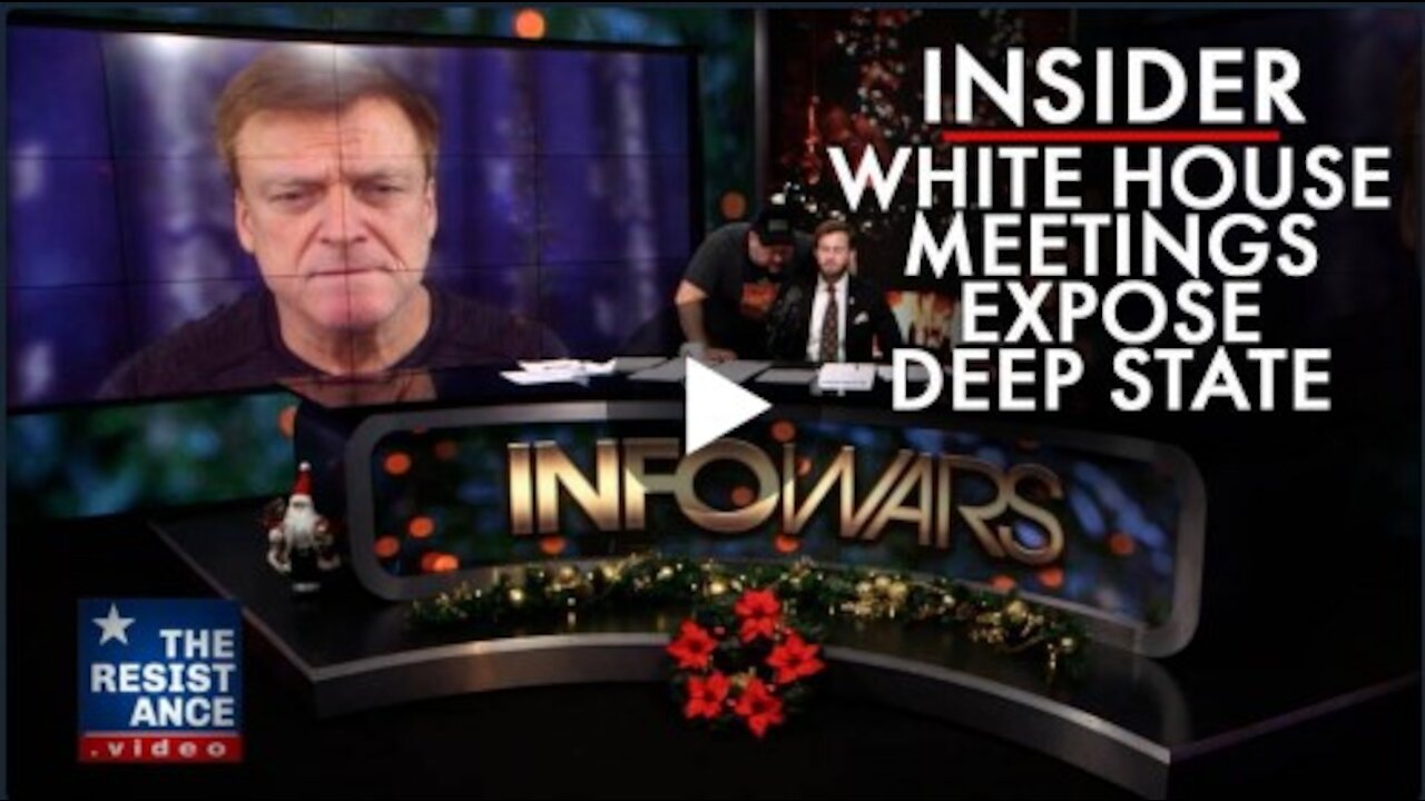 12/23/2020 Patrick Byrne Interview: White House Meeting President Trump Deep State Traitors - Alex Jones Show Info Wars