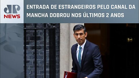 Premiê do Reino Unido Rishi Sunak quer nova lei contra imigração ilegal