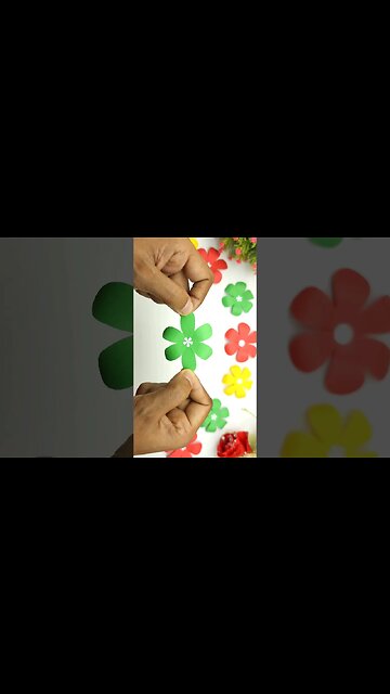 How to Make 6 Patel Paper Flowers #shorts #crafts #handmade #diy