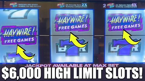 I GOT THE HAYWIRE FREE GAMES BONUS FOR SOME 3 REEL SLOT ACTION!