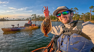 Slaying Winter Trout & Flounder in Autopilot Kayaks! | Panama City Fishing Charter