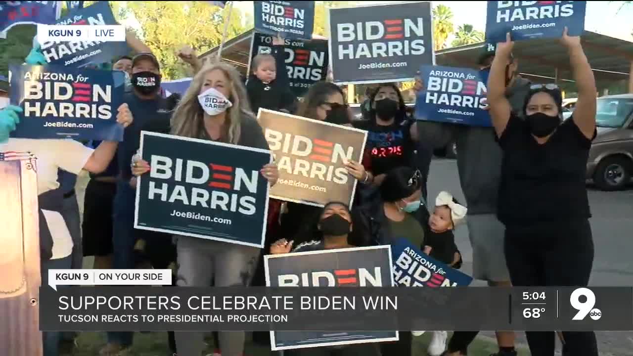 Reid Park Biden celebration