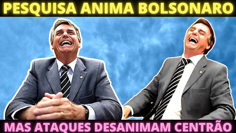 Pesquisa BTG reanima Bolsonaro, mas Centrão está preocupado