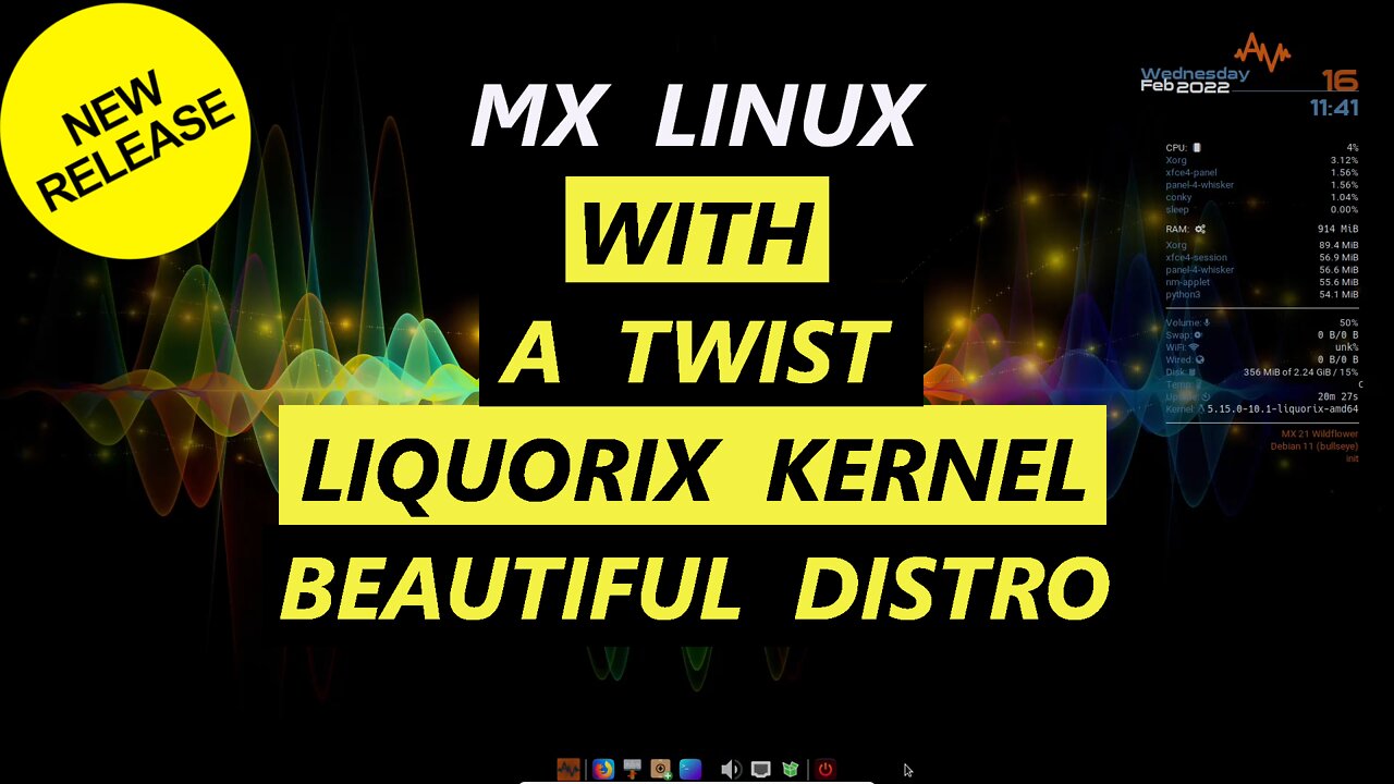 MX Linux With A Twist | AV Linux | Liquorix Kernel | Beautiful Distro