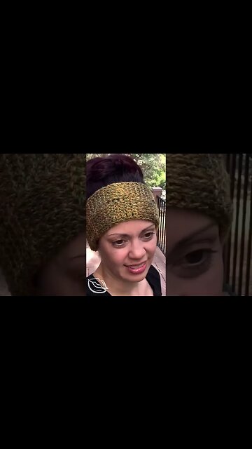 Warm and Cozy Tunisian Crochet Headband in Basket Weave Stitch