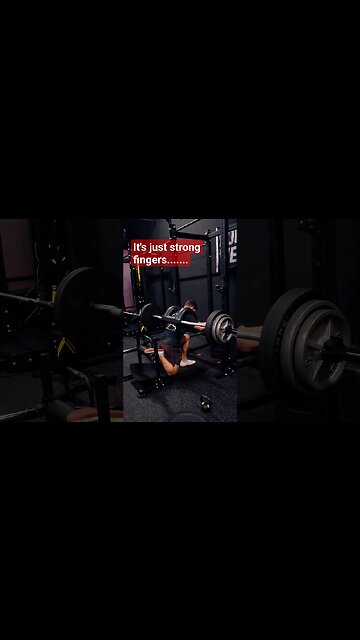 365lb Bulgarian Split Squats (1 finger Hatfield Variation) #shorts #strongman #strength #legday #gym