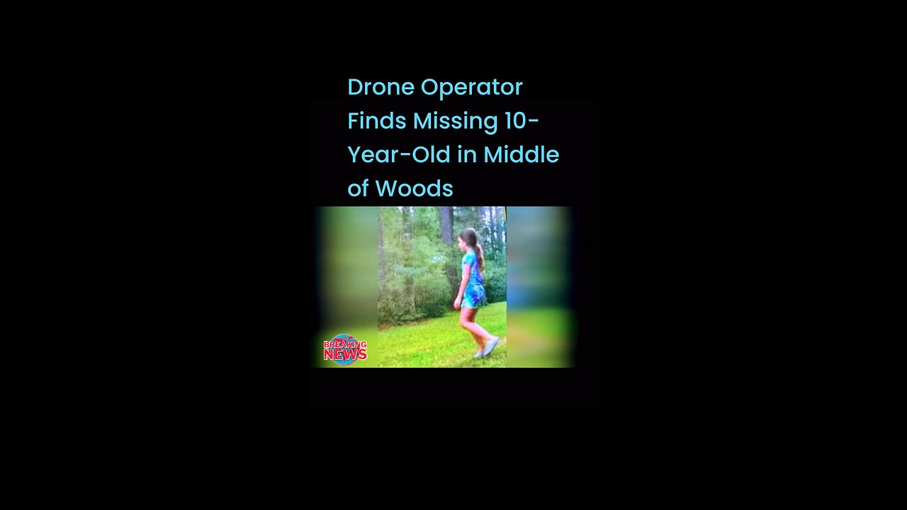 Drone Operator Finds Missing 10-Year-Old in Middle of Woods #lioneyenews #BreakingNews #news