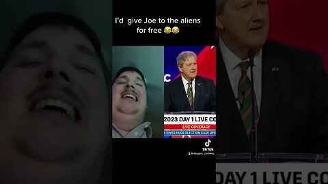 The aliens can have him #funny #reaction #comedy #tiktok #jokes #joebiden #shorts #viral ￼