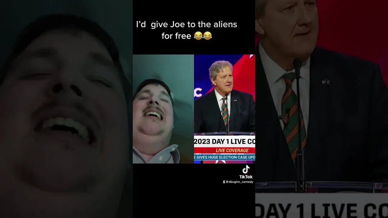 The aliens can have him #funny #reaction #comedy #tiktok #jokes #joebiden #shorts #viral ￼