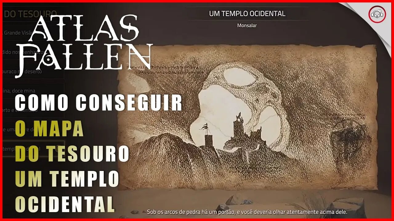 Atlas Fallen, Como conseguir o Mapa do tesouro Um Templo Ocidental | Super-Dica