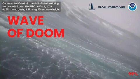 WATCH: 28-Foot Wave Inside Milton - Florida's Dire Warning!