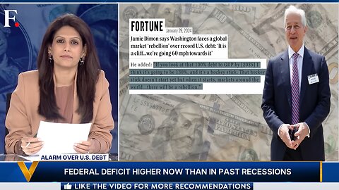 How US' Staggering $34 Trillion Debt Can Trigger a Global Rebellion | Vantage with us.