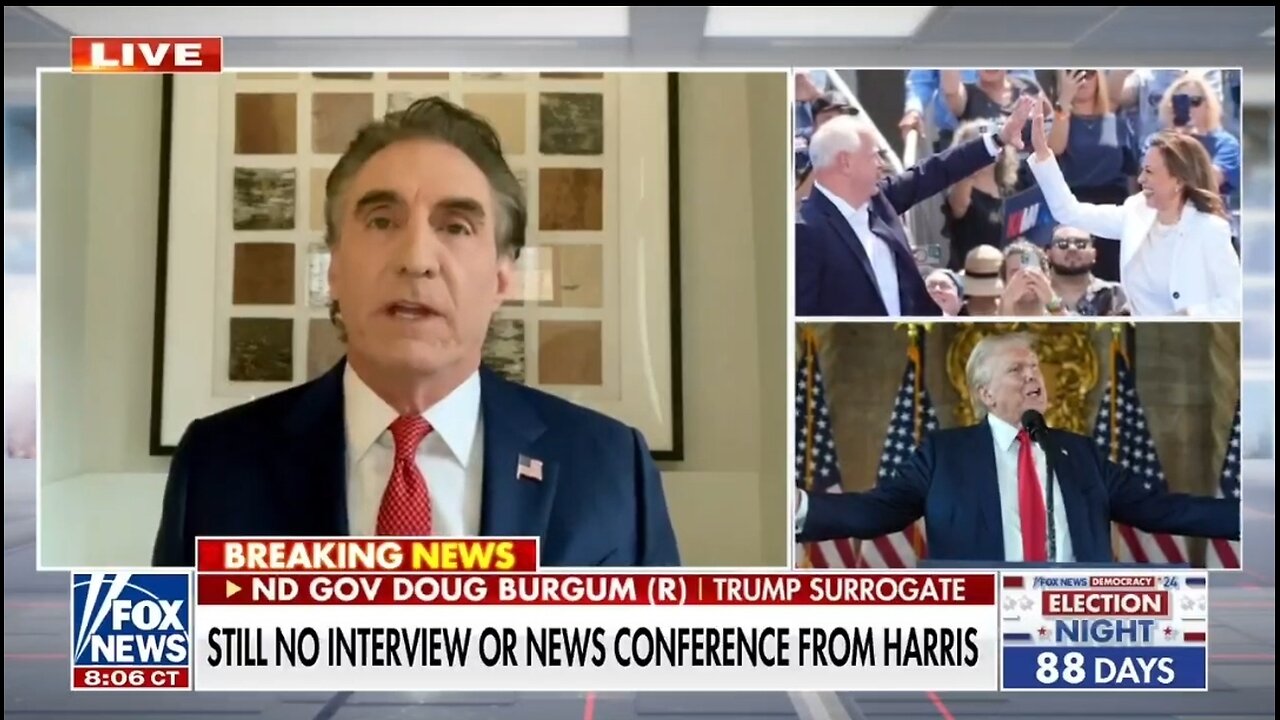 Gov Doug Burgum: Kamala Harris Was Part Of The Big Lie