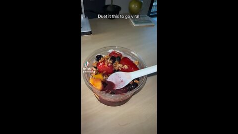 Açaí bowl trend (TikTok)