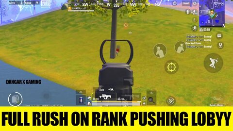 PUBG LITE GAME PLAY FULL RUSH ON RANK PUSHING LOBYY GOLDEN WORDS | DANGER X GAMING