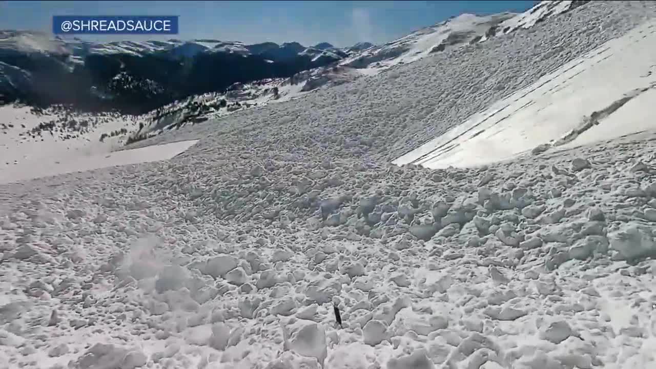 Snowboarder caught in avalanche near Loveland Pass says he was carried 1,000 feet, deployed airbag