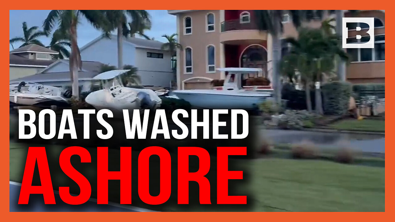 Boats Washed Ashore! Hurricane Helene Aftermath on Treasure Island, Florida