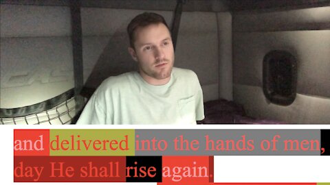 360. Let These Sayings Sink Down Into Your Ears: I Rise Again. Matt 17:22-23, Mk 9:31, Luke 9:43-44
