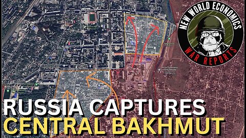 Russian Troops Advance Deep into Central Bakhmut