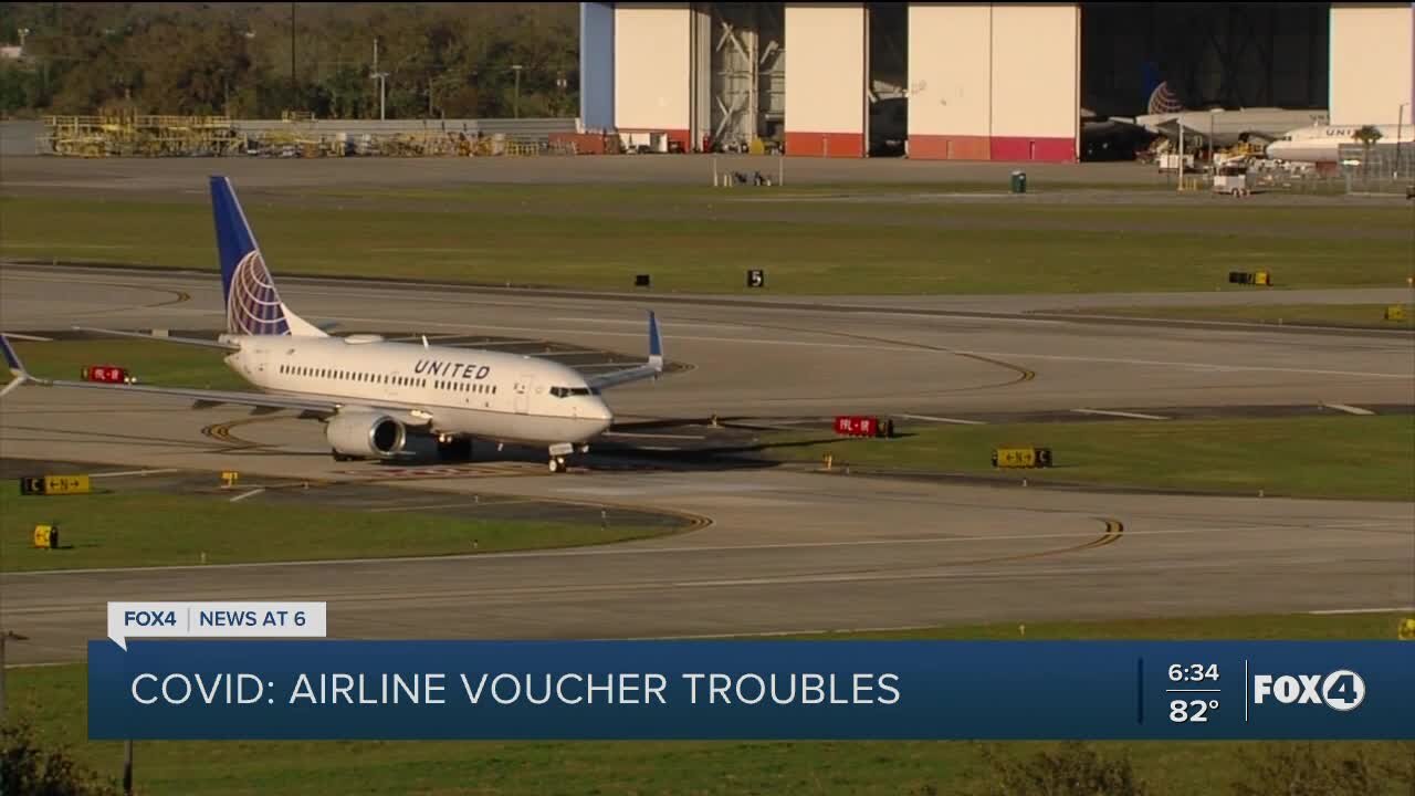 Airline voucher troubles