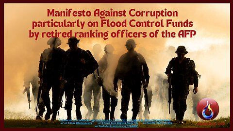 Manifesto Against Corruption:Flood control