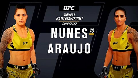 EA Sports UFC 4 Gameplay Viviane Araujo vs Amanda Nunes