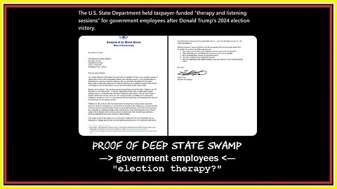 PROOF OF DEEP STATE SWAMP