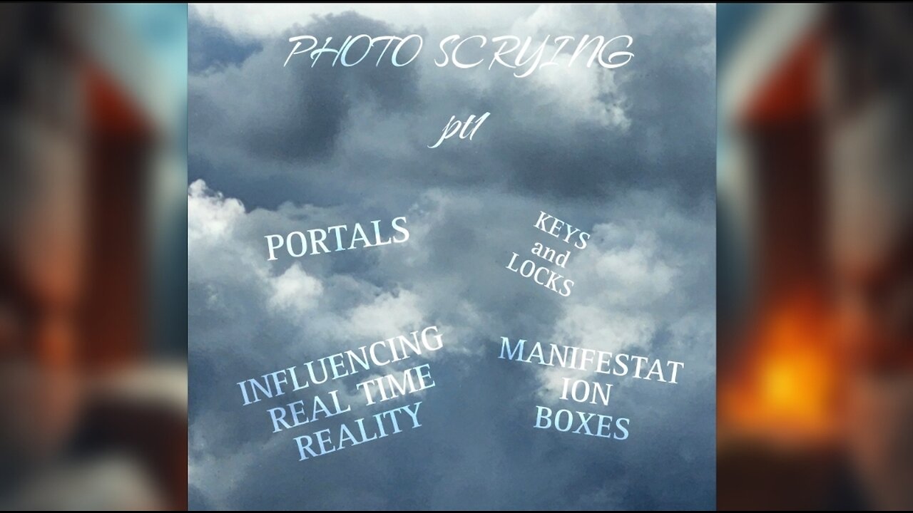 PHOTO SCRYING pt.1 : Keys, Locks, Boxes, Portals, and Real Time Influence