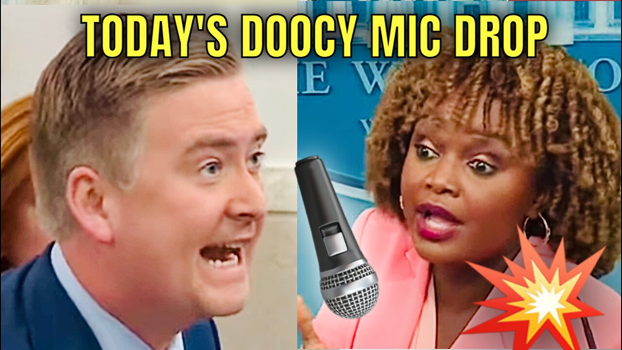 BOOM! Doocy DROPS THE MIC on Karine over her covering for Kamala HIDING from the Media