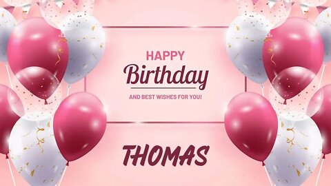 Happy Birthday to Thomas - Birthday Wish From Birthday Bash