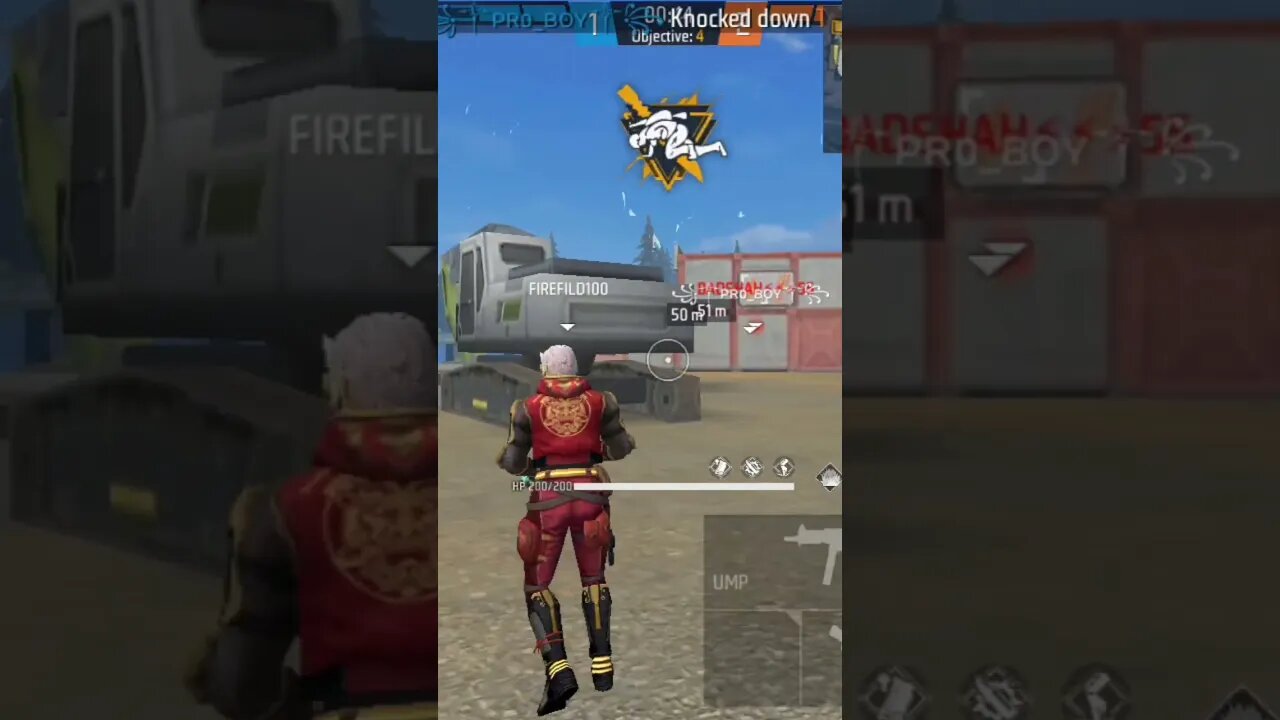 টপ করে মেরে দিলাম।#shorts #firefild100